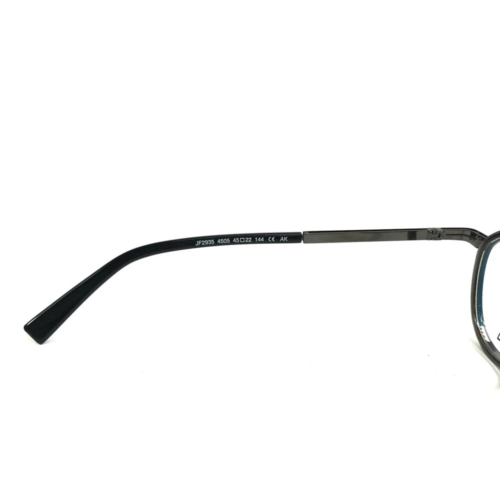 J.F. Rey Eyeglasses Frames JF2935 4505 Black Gray Brown Green Hexagon 45-22-144